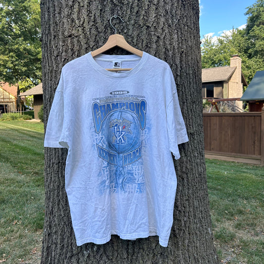 1998 Kentucky Wildcats Championship T-shirt (L)