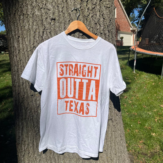 "Straight Outta Texas"  Longhorns T-shirt (M)