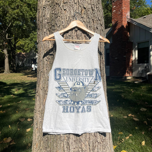 1991 Georgetown Hoyas Cutoff Tank-top (M)