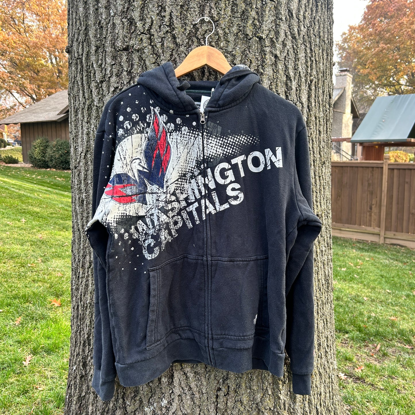 Y2K Washington Capitals Zip Up Jacket (M)