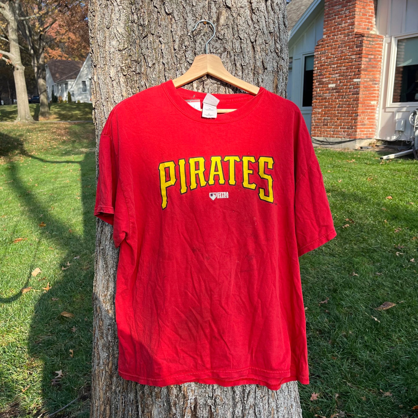 00's Pittsburgh Pirates Red T-shirt (XL)