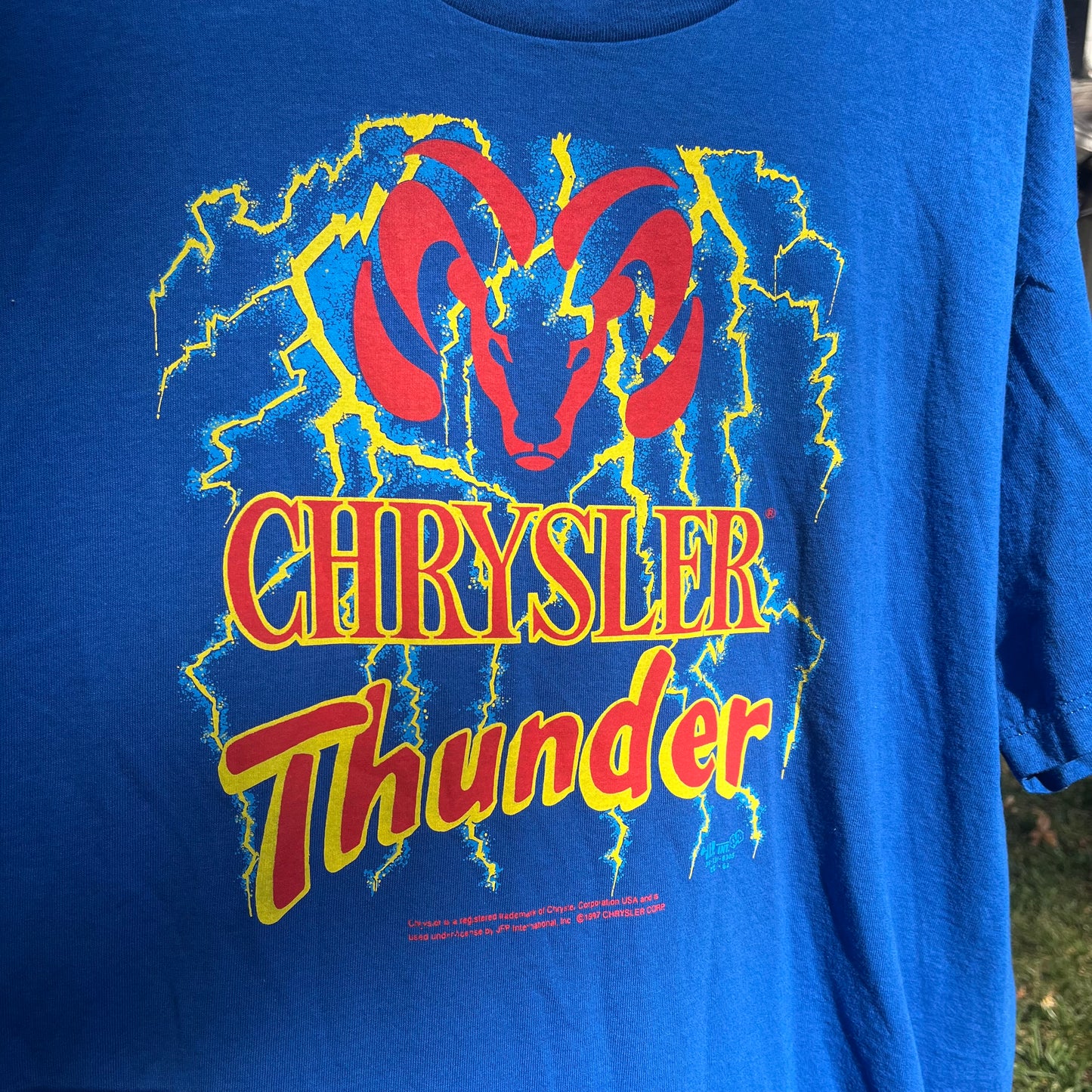 1997 Chrysler Thunder Blue Racing T-shirt (XL)