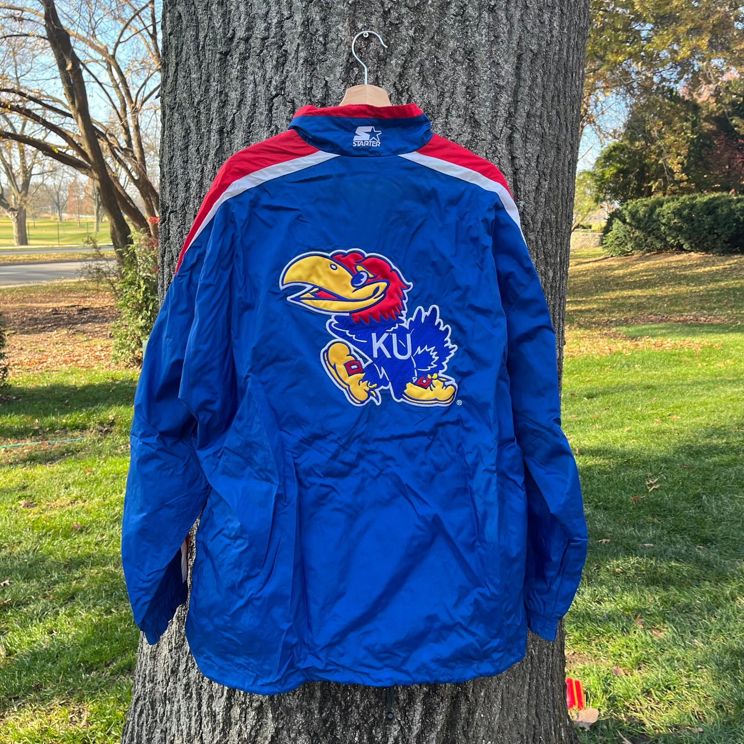 90's Kansas Jayhawks Starter Jacket (XXL)