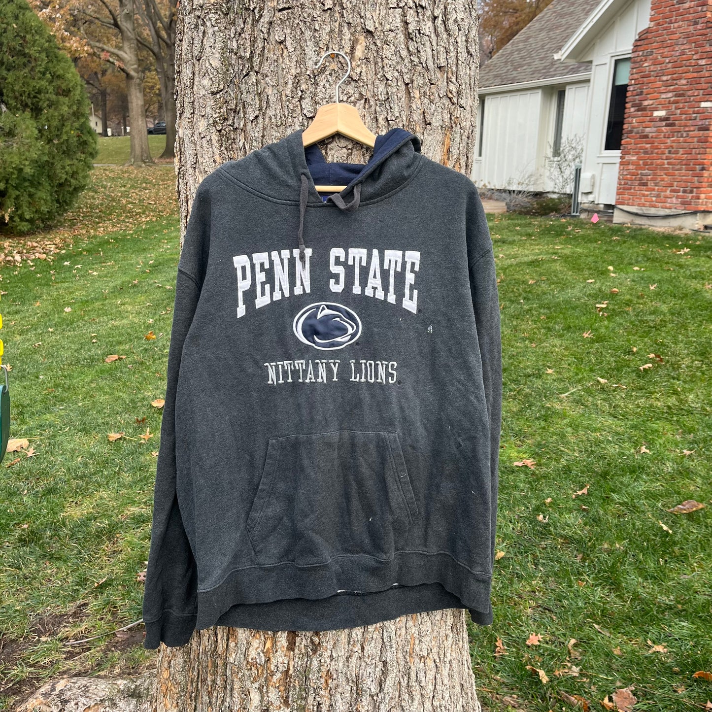 Penn State Cougars Grey Vintage Hoodie (XL)