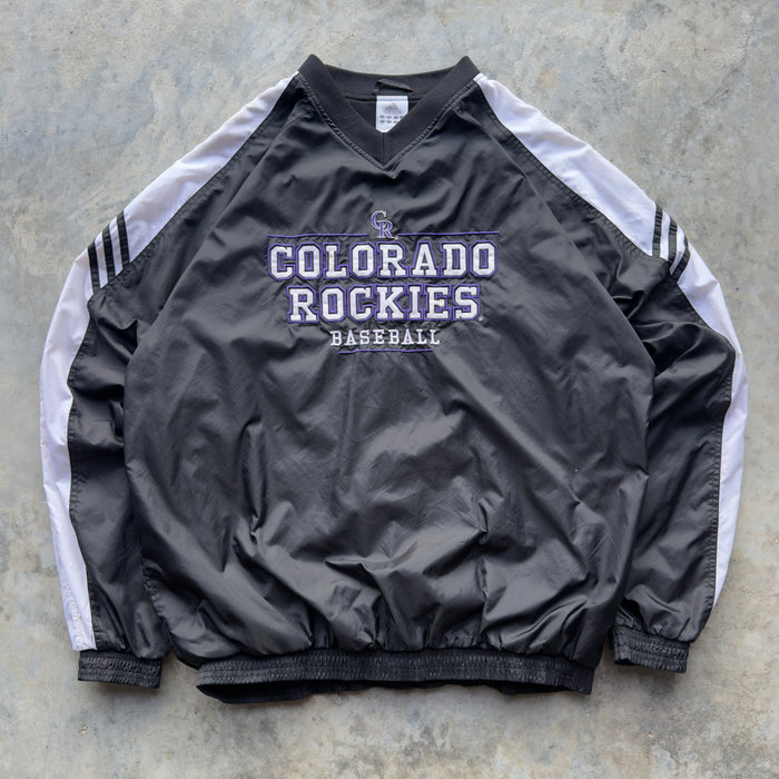 2000s Colorado Rockies Adidas Embroidered Pullover (XL)