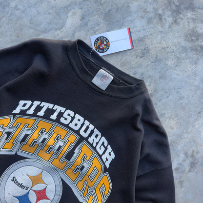 1990 Pittsburgh Steelers Logo 7 Vintage Sweatshirt (XL)