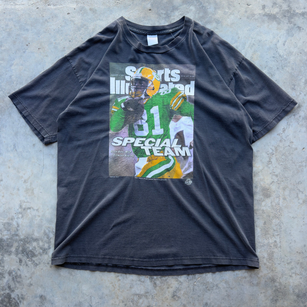 1997 Green Bay Packers Sports Illustrated Magazine T-Shirt (XL)