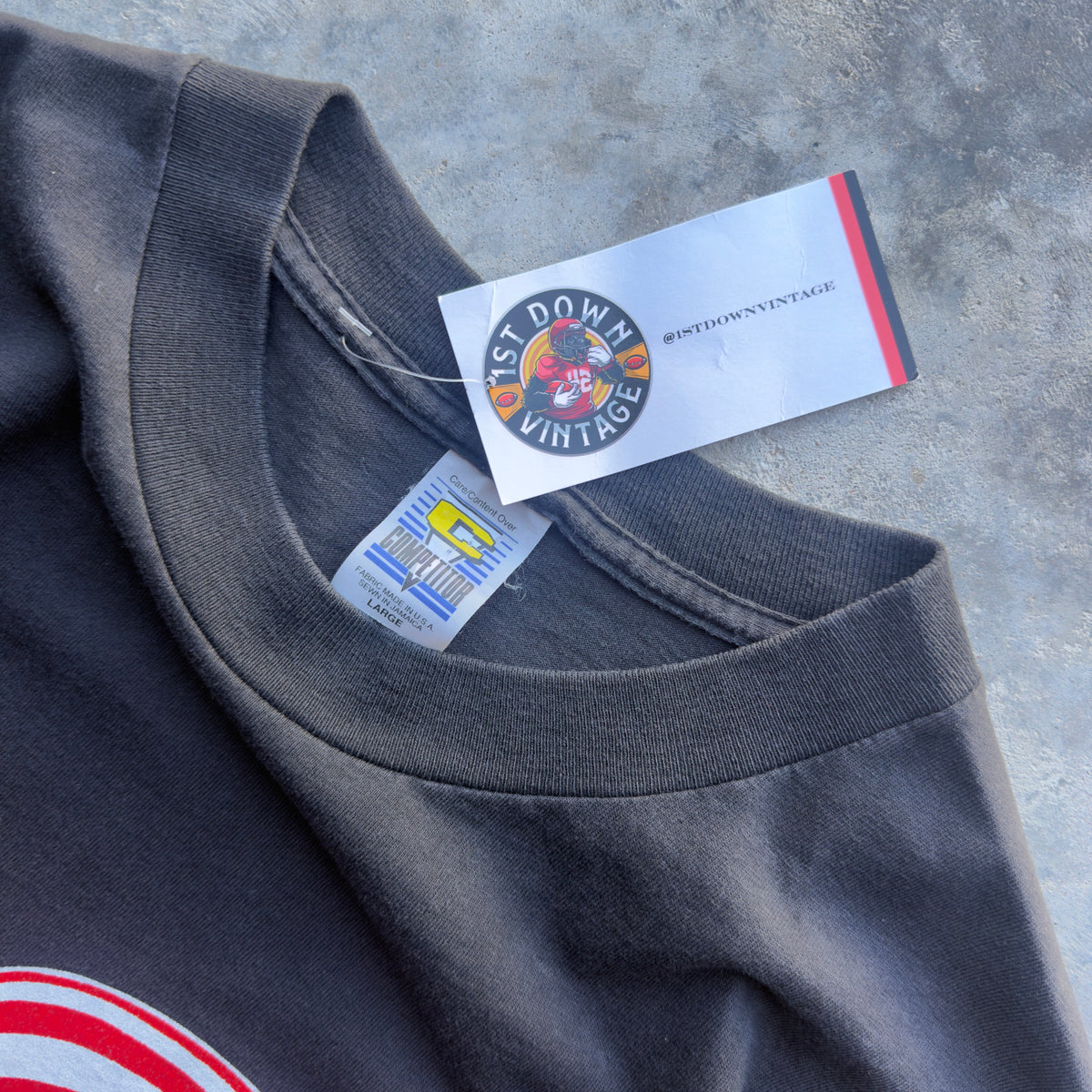 90s Detroit Red Wings Black NHL T-Shirt (L)