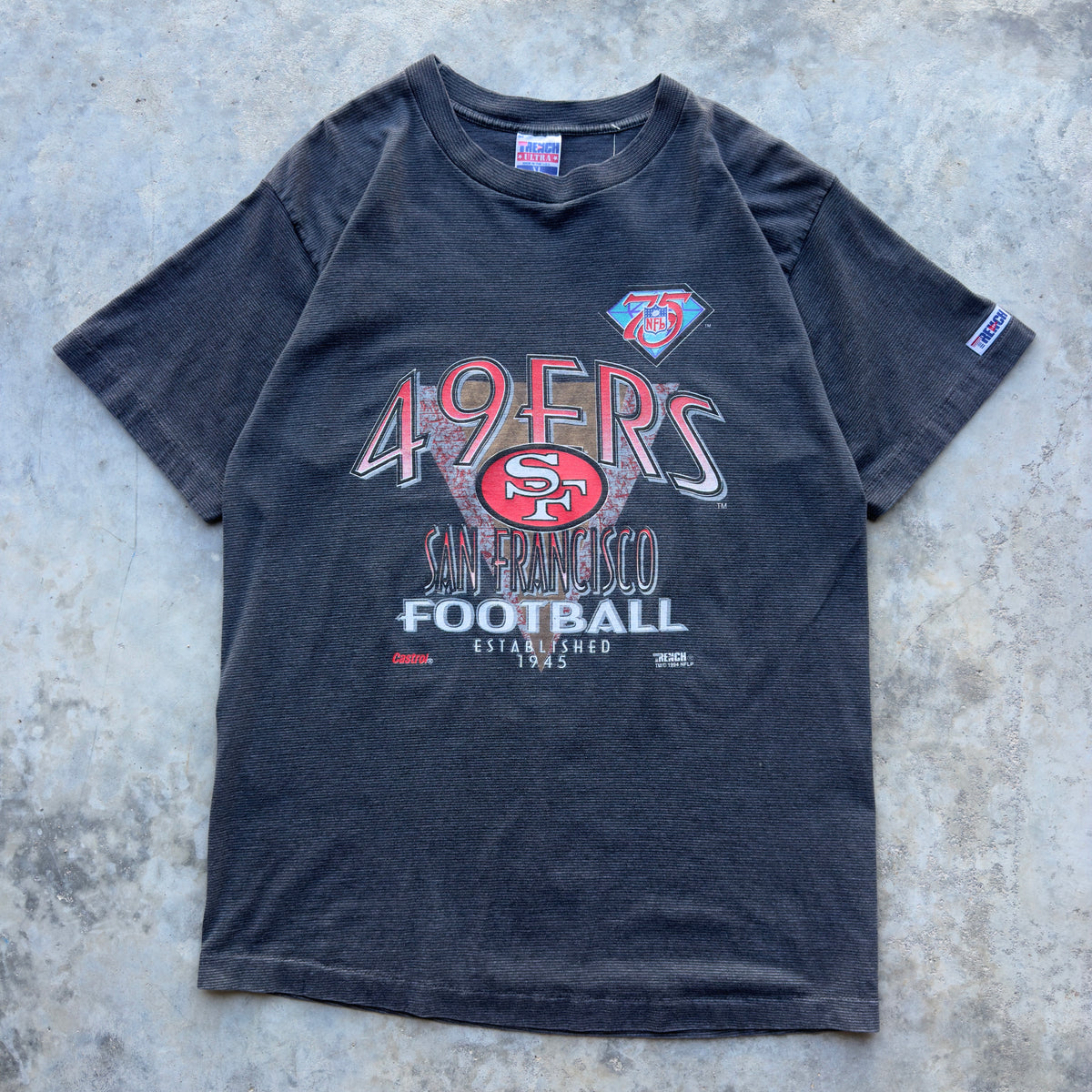 1994 San Francisco 49ers NFL 75th Anniversary T-Shirt (XL)