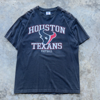 2000s Houston Texans Logo Navy T-Shirt (L)