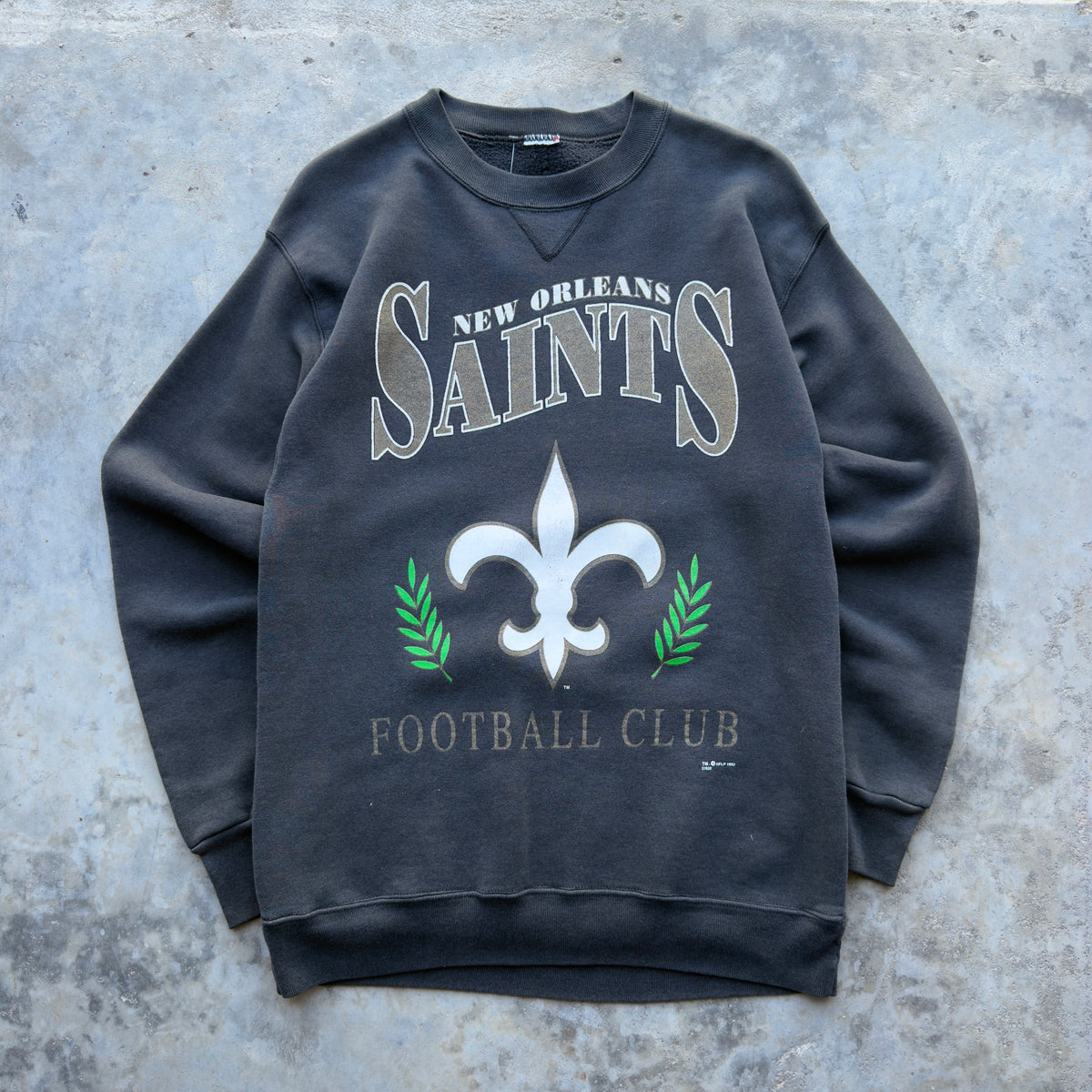 1992 New Orleans Saints Football Club Vintage Sweatshirt (M)