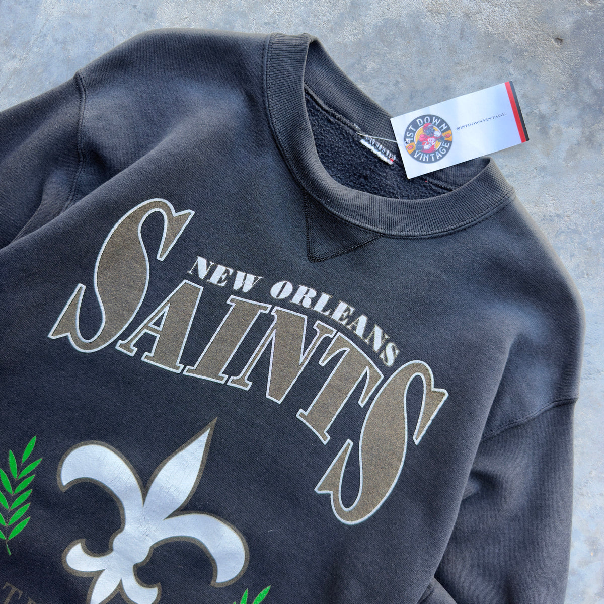 1992 New Orleans Saints Football Club Vintage Sweatshirt (M)