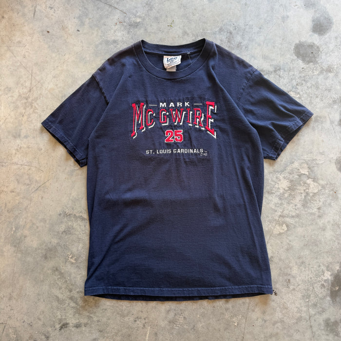 90s Mark McGwire St. Louis Cardinals Embroidered T-Shirt (M)