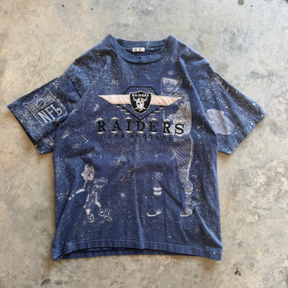 90s Los Angeles Raiders NFL AOP T-Shirt (L)