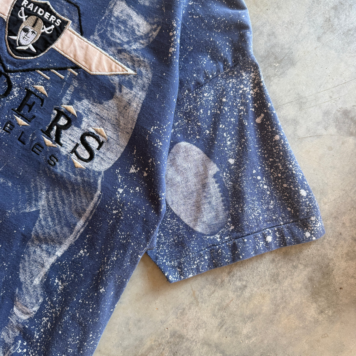 90s Los Angeles Raiders NFL AOP T-Shirt (L)