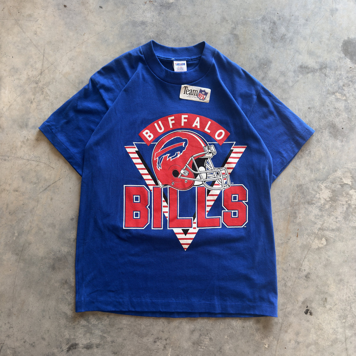 90's Buffalo Bills Trench Vintage NFL T-Shirt (M)