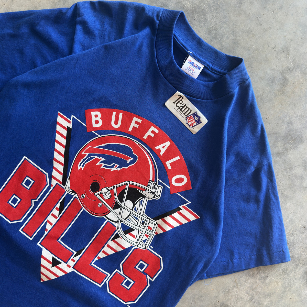 90's Buffalo Bills Trench Vintage NFL T-Shirt (M)