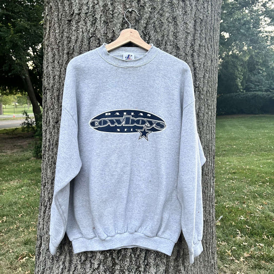 90's Dallas Cowboys Grey Sweatshirt (XL)