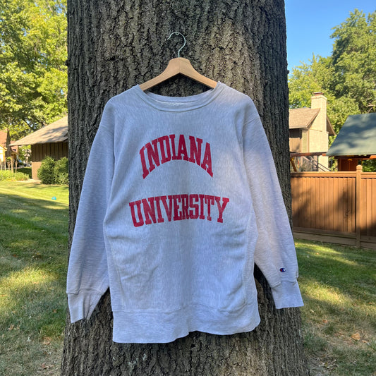 80's Indiana Hoosiers Champion Reverse Weave (L)