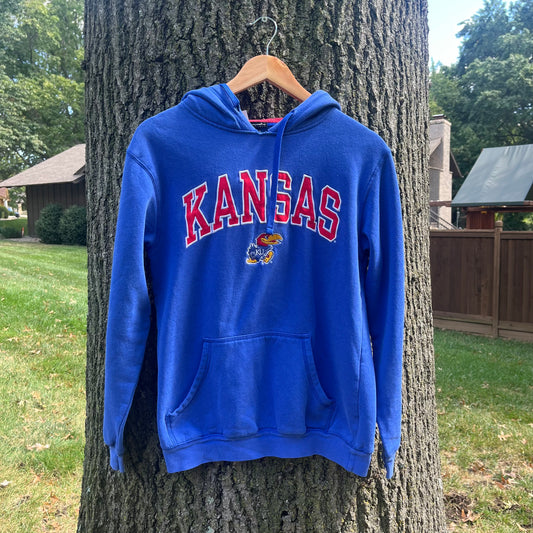 University of Kansas Jayhawks Embroidered Hoodie (S)