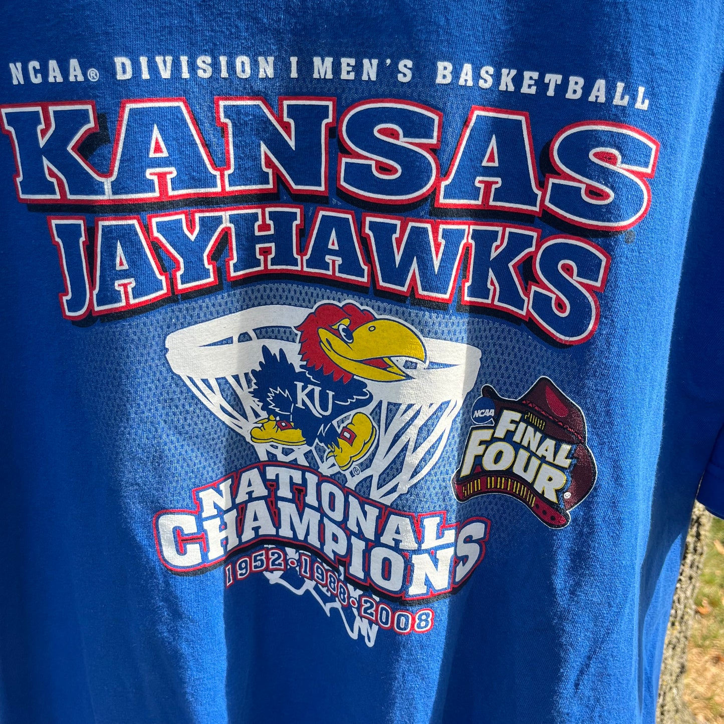 2008 Kansas Jayhawks Final Four T-shirt (XL)