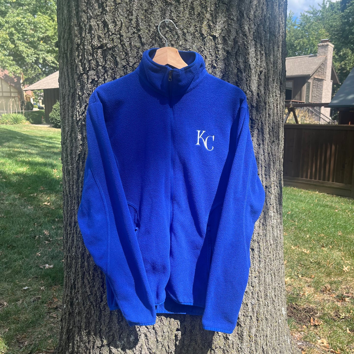 Kansas City Royals Blue Fleece Jacket (L)