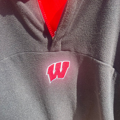 00's Wisconsin Badgers Reversible Fleece Jacket (XXL)