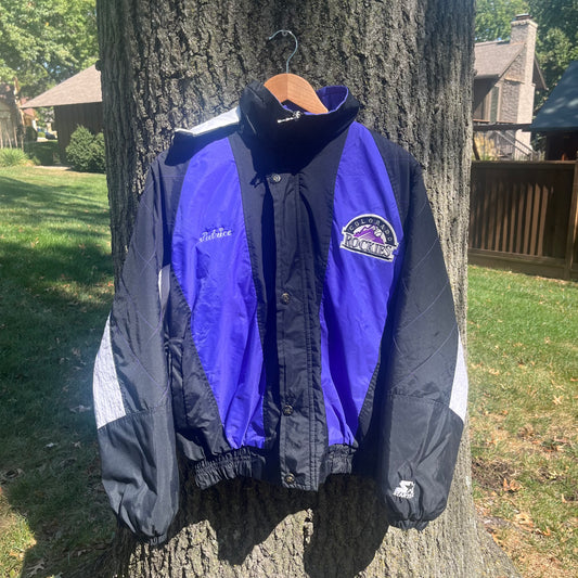 90s Colorado Rockies Starter Jacket (L)