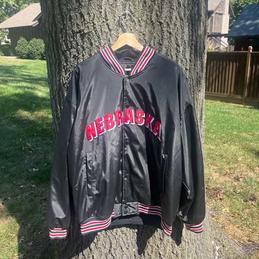 80's Nebraska Corn Huskers Jacket (XL)