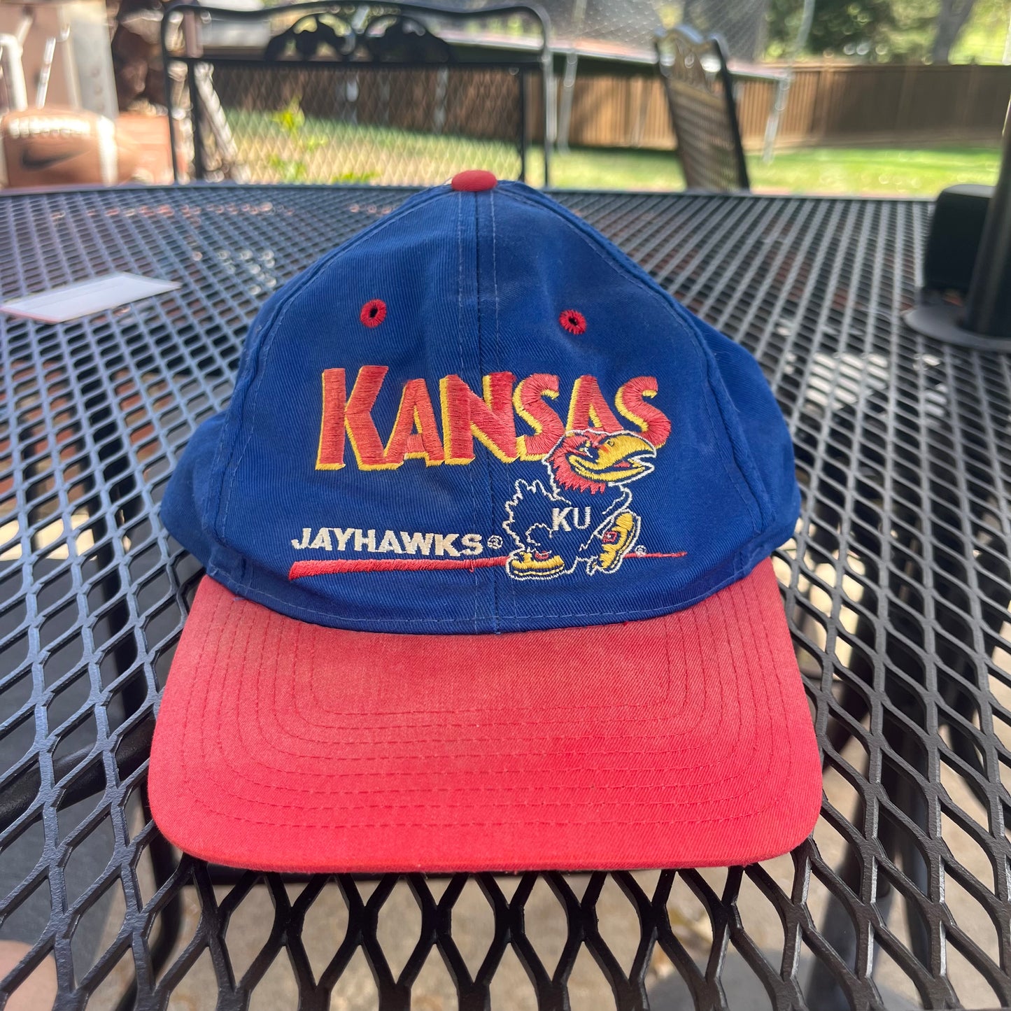 90's University of Kansas Jayhawks Snapback Hat