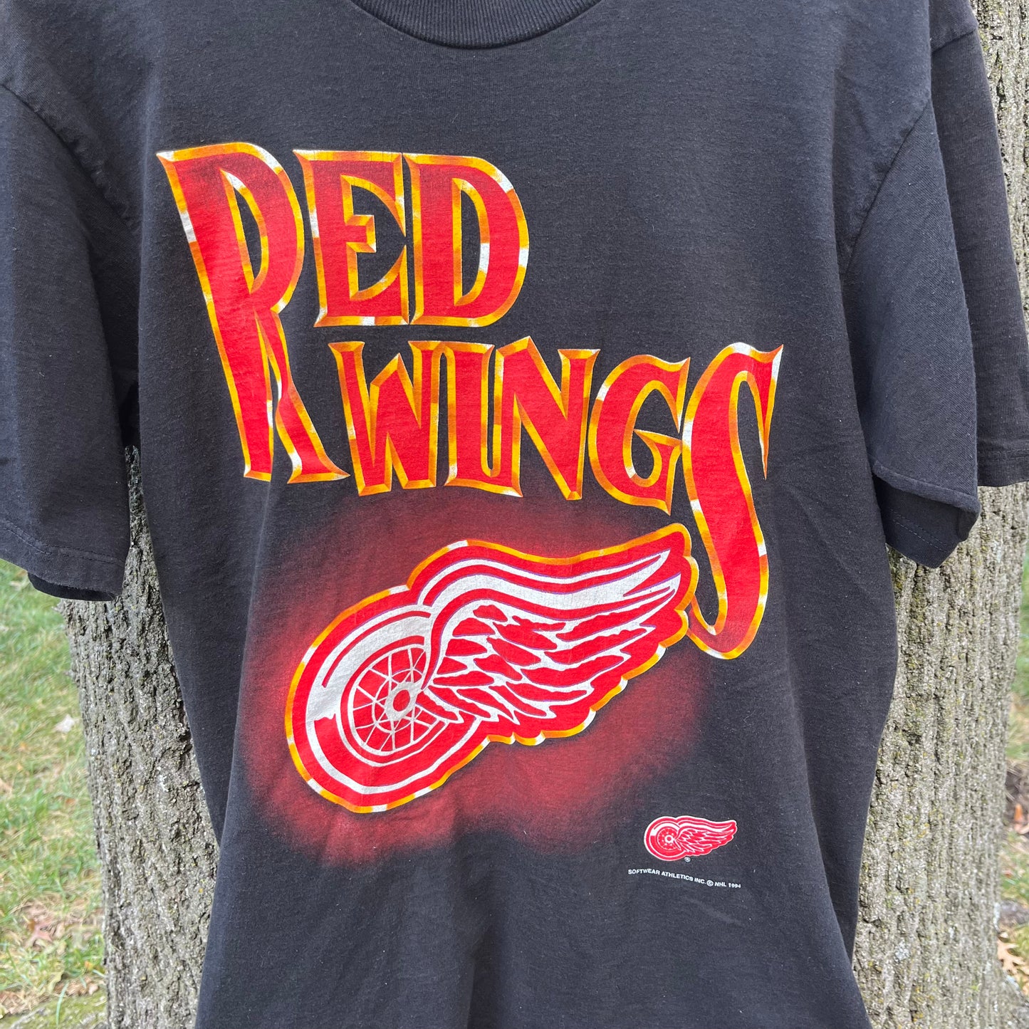 1994 Faded Detriot Red Wings T-shirt (L)