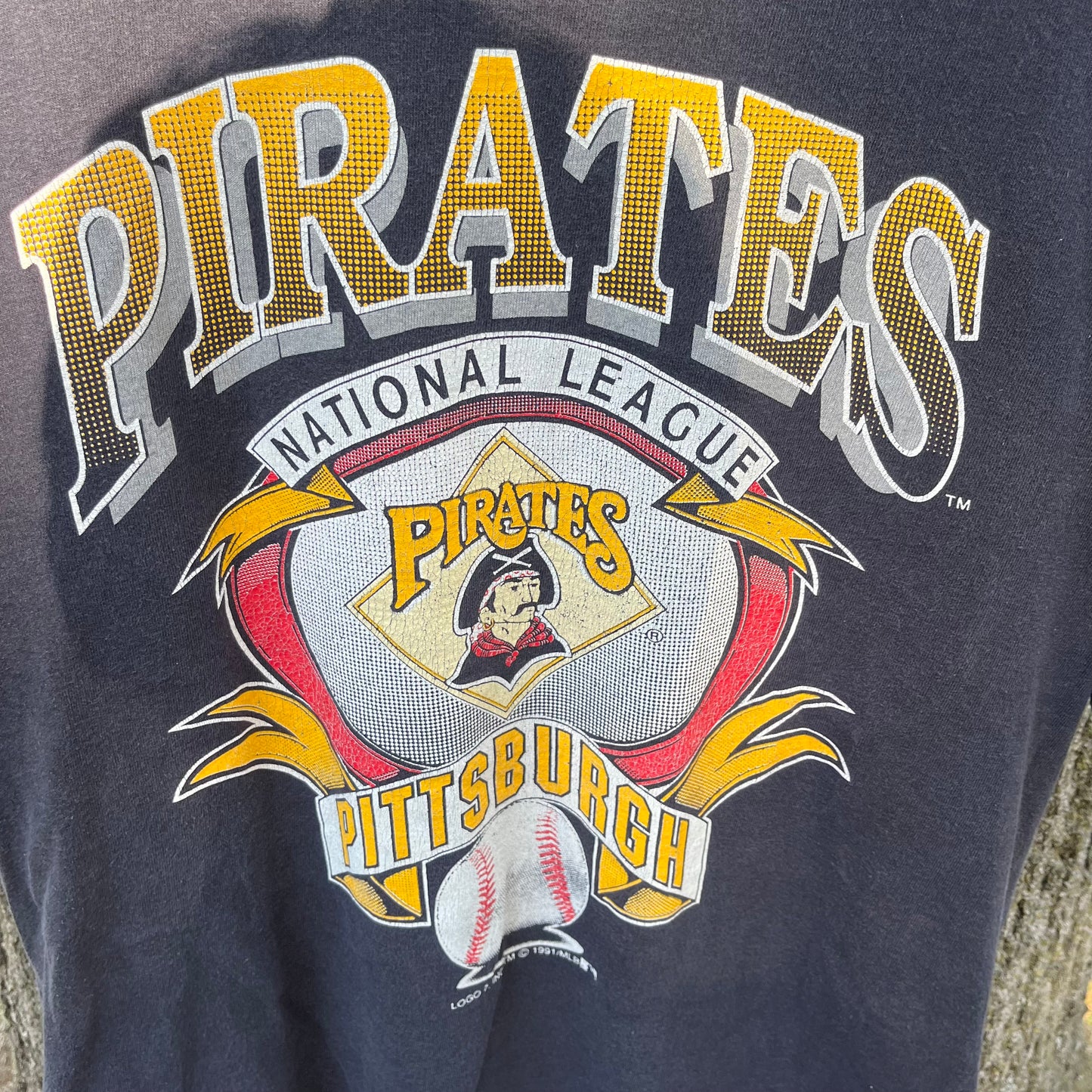 90's Pittsburgh Pirates Tultex T-shirt (L)