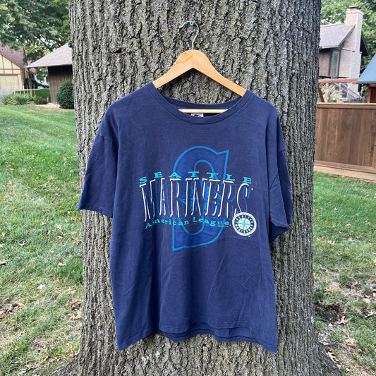 90's Seattle Marineners T-shirt (L)