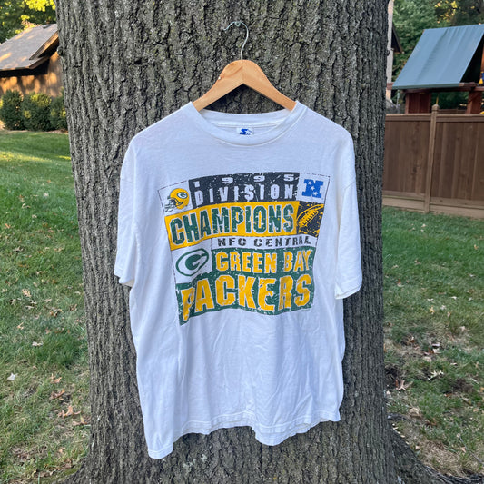 1995 Green Bay Packers Division Champs T-shirt (L)