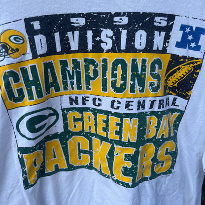 1995 Green Bay Packers Division Champs T-shirt (L)