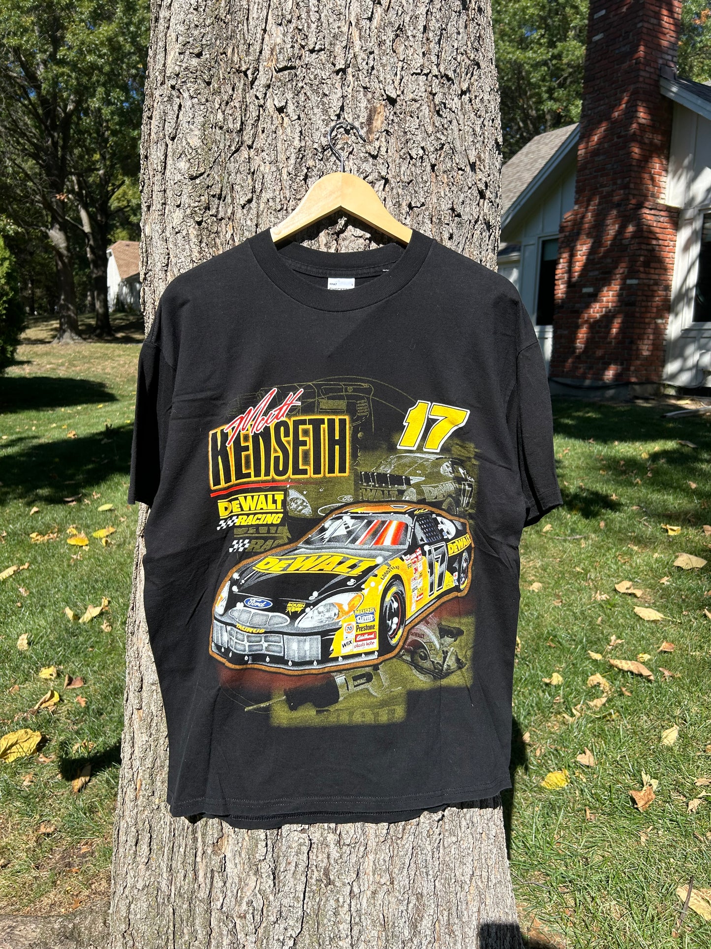 2000 Matt Kenseth Black Racing T-shirt (L)