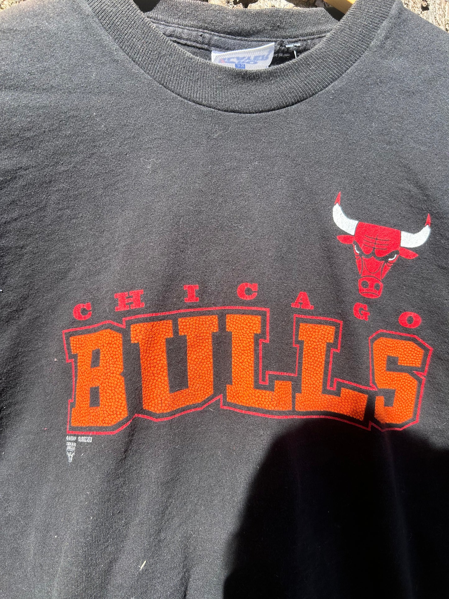 90's Chicago Bulls Black T-shirt (M)