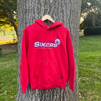 00's Philadelphia 76'ers Embroidered Hoodie (M)