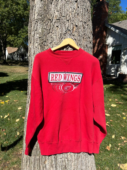 90's Detroit Red Wings Embroidered (L)