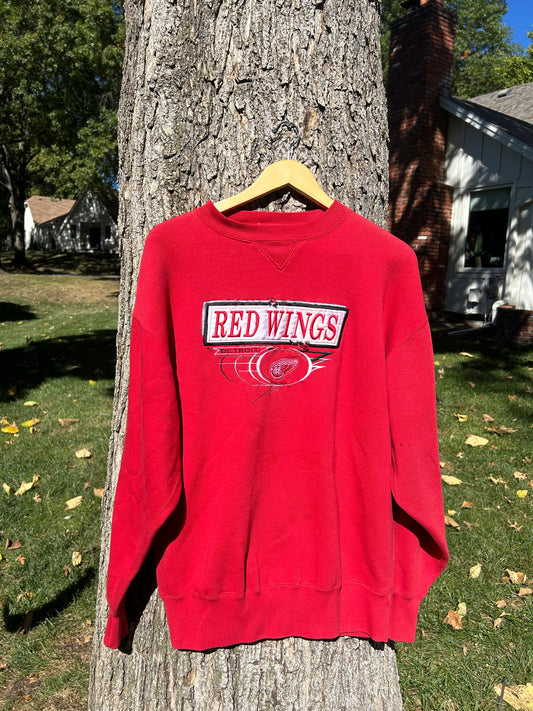 90's Detroit Red Wings Embroidered (L)