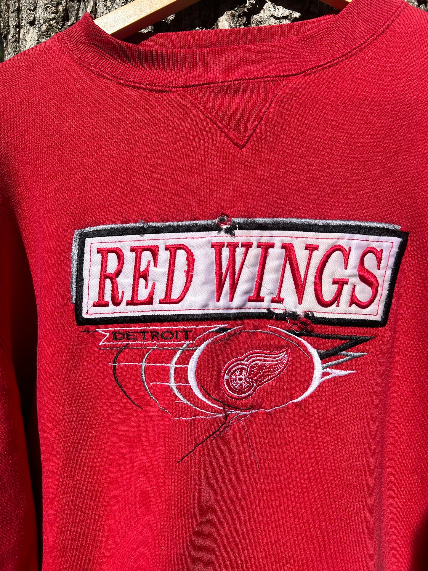 90's Detroit Red Wings Embroidered (L)