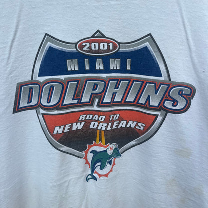 2001 Miami Dolphins Vintage t-shirt (XXL)