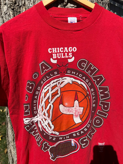 1996 Chicago Bulls Logo 7 T-shirt (L)