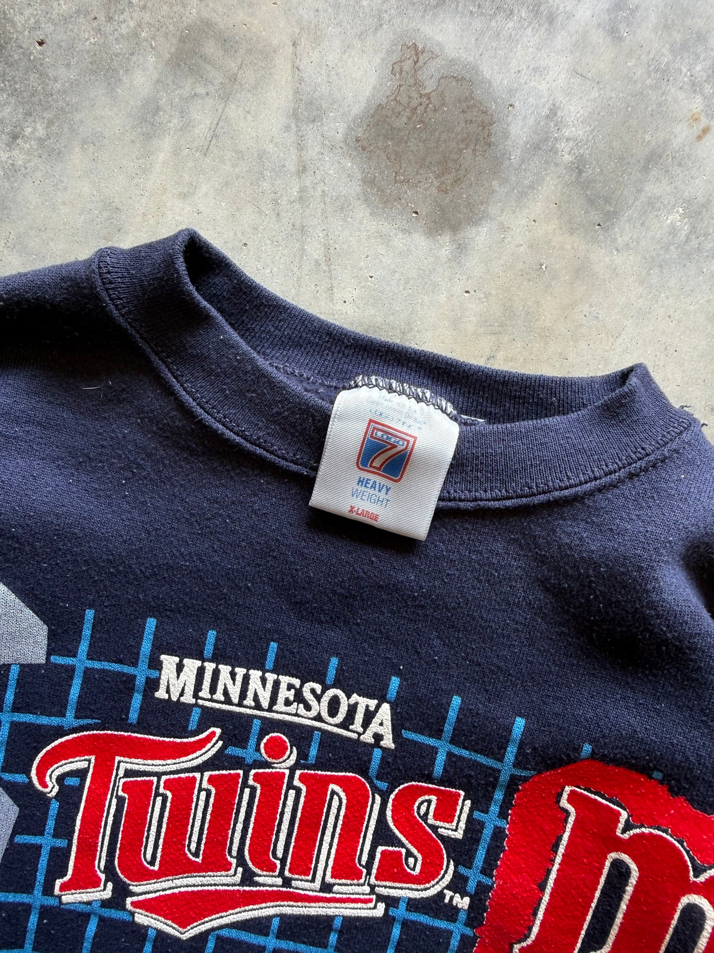 1994 Minnesota Twins Puff Print Sweatshirt (XL)