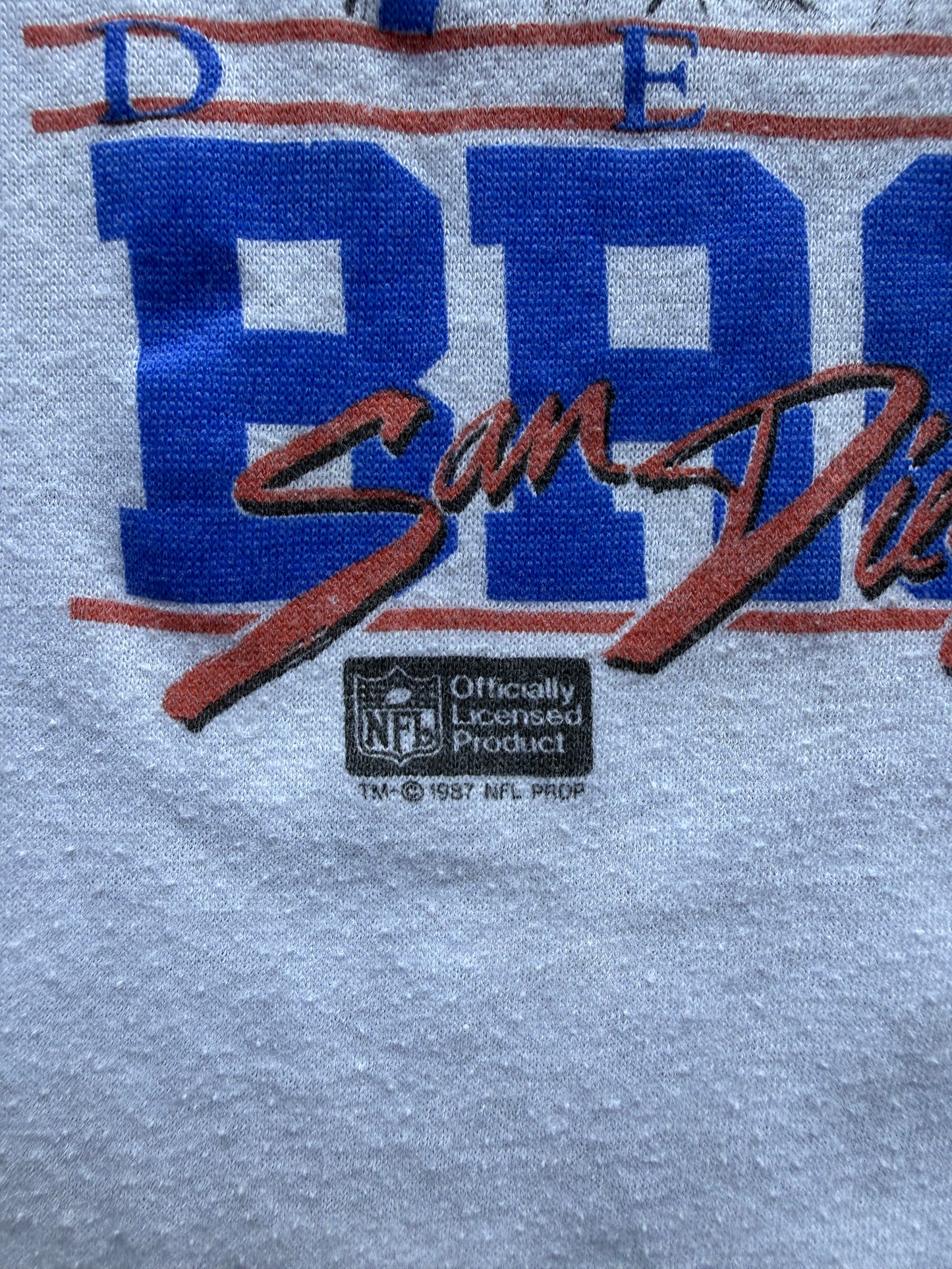 1987 Denver Broncos AFC Champs Caricature T-shirt (M)
