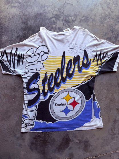 1993 Pittsburgh Steelers Magic Johnson Tee's AOP (L)