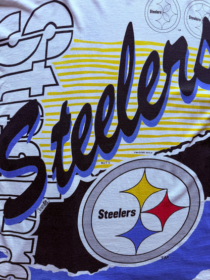1993 Pittsburgh Steelers Magic Johnson Tee's AOP (L)