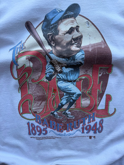 1989 Babe Ruth New York Yankees "The Babe" Salem Sportswear T-Shirt (XL)