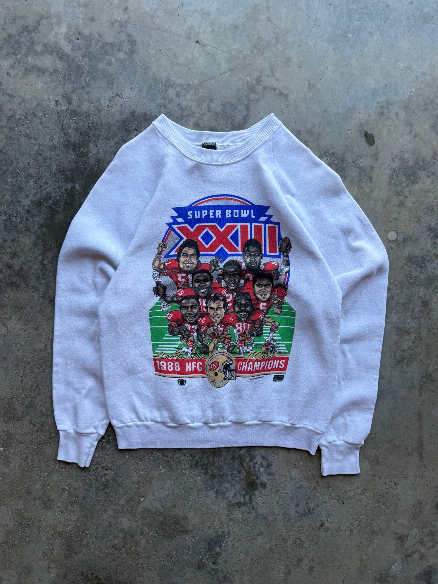 1988 San Francisco 49ers NFC Champions Vintage Sweatshirt (M)