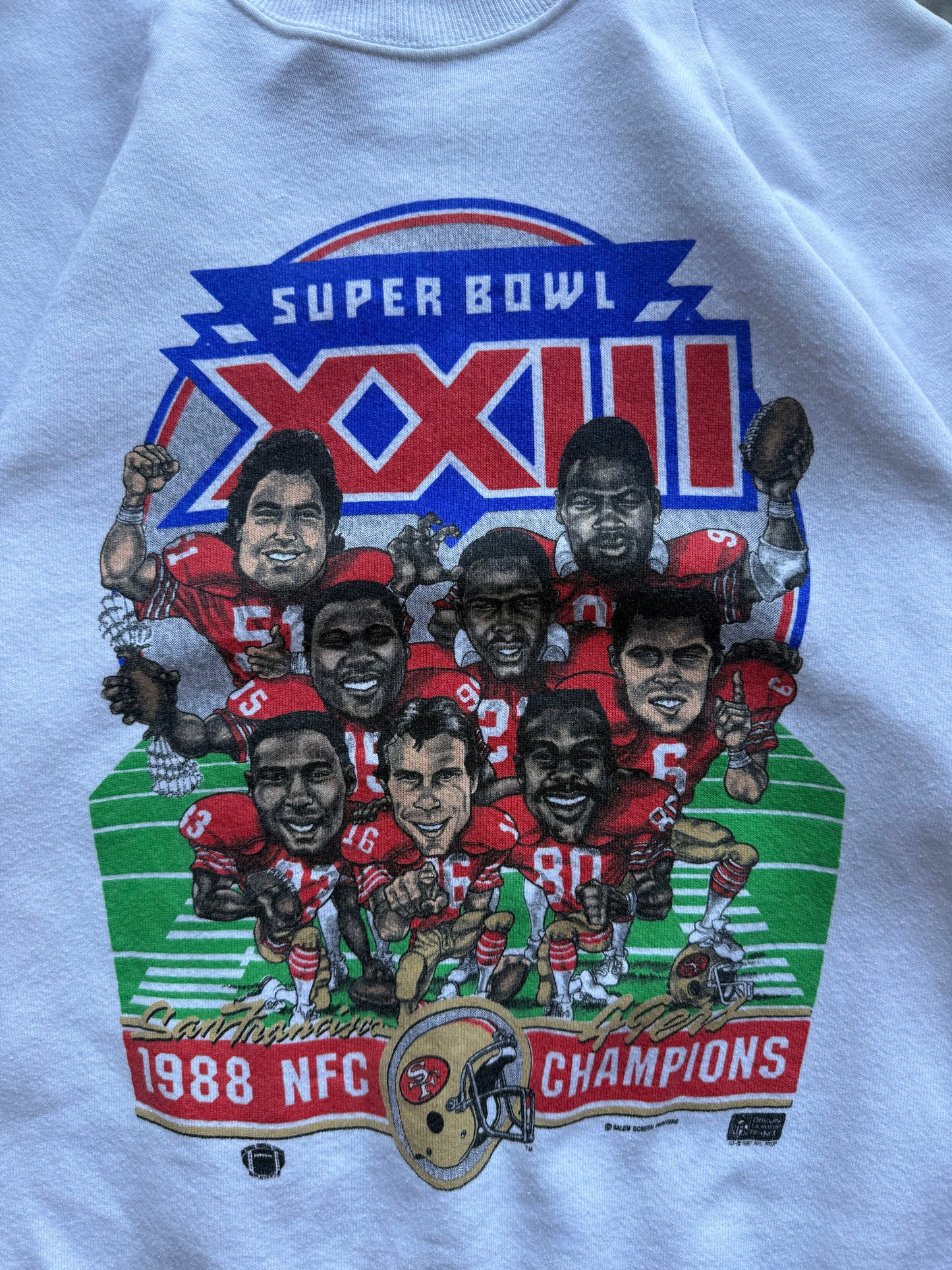 1988 San Francisco 49ers NFC Champions Vintage Sweatshirt (M)